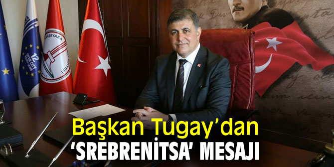 Başkan Tugay,  Boşnak vatandaşları andı