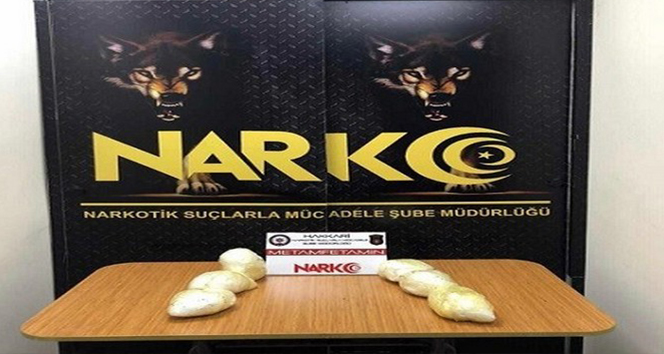 3 kilo 340 gram metamfetamin ele geçirildi