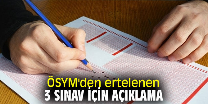 ÖSYM'den flaş açıklama