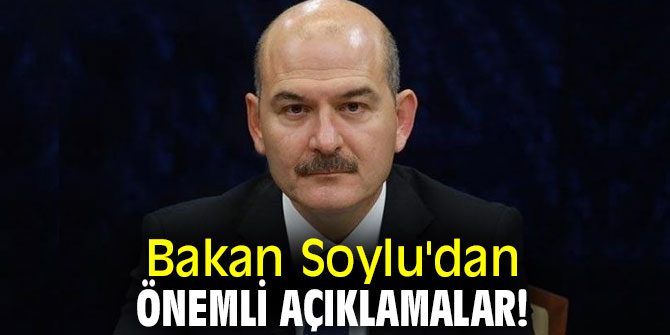 Bakan Soylu'dan önemli açıklamalar! 'Sahaya inecekler'