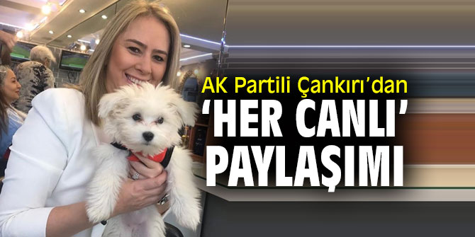 AK Partili Çankırı’dan ‘Her Canlı’ Paylaşımı