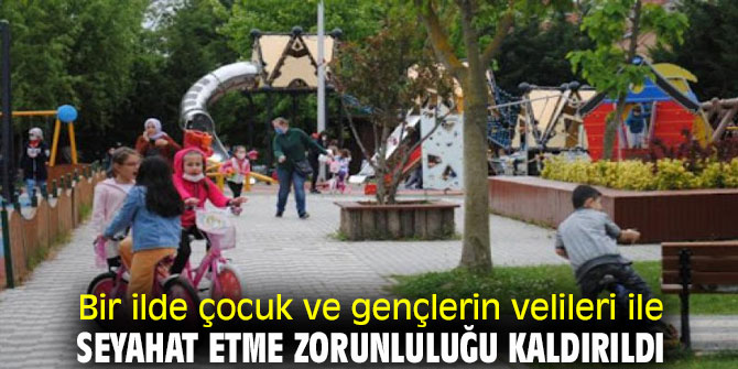 O ilde yasak kalktı!