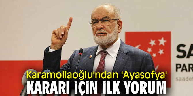 Karamollaoğlu'ndan ilk yorum!