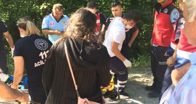 Piknik yolunda feci kaza!