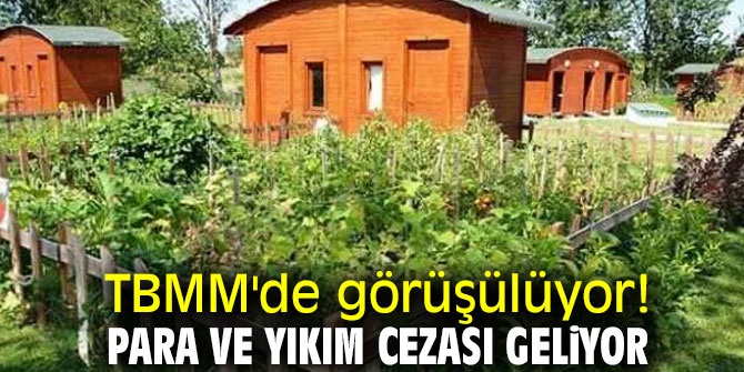 Hobi bahçelerine para ve yıkım cezası geliyor!