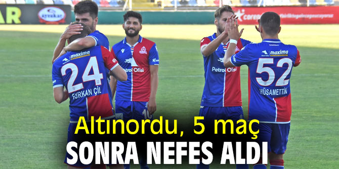 Altınordu, Lige kalmayı garantiledi