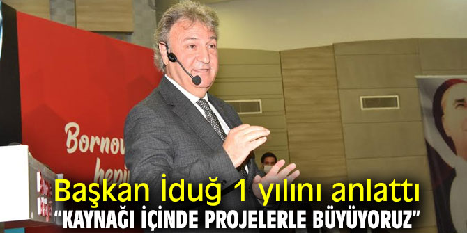 Başkan İduğ, “Salgın döneminde durmadık”