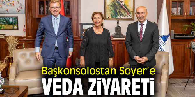 Başkonsolostan Soyer’e veda ziyareti