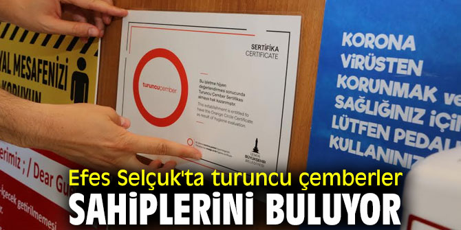 Efes Selçuk'ta belediye işletmeleri Turuncu Çember'de