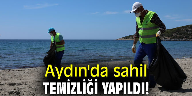 Aydın'da sahil temizliği yapıldı!