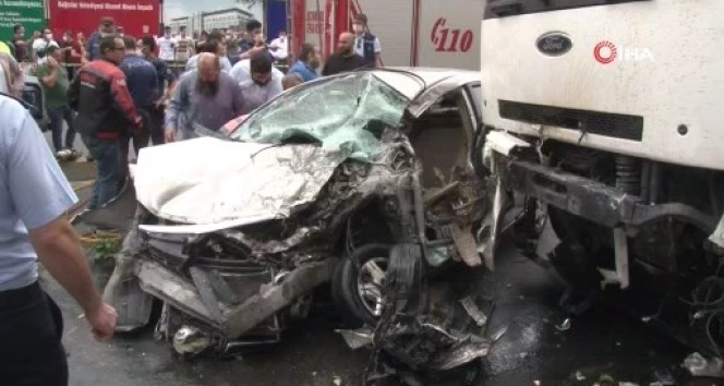 Feci kazada mucize kurtuluş!