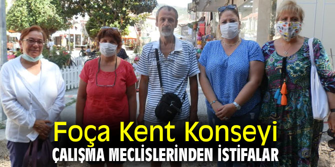 Foça Kent Konseyi’nde istifa!