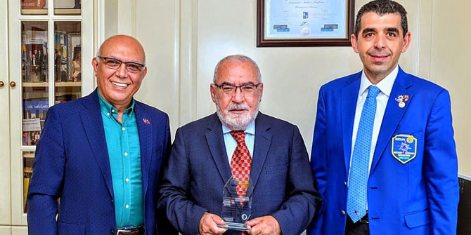 Çiğli Rotary'den Ramazan Soncul'a ödül!