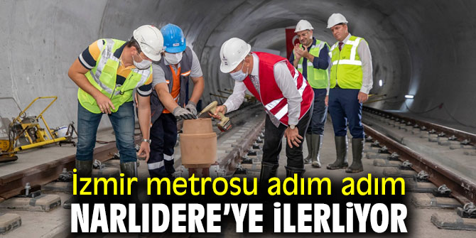 Raylara ilk kaynağı Başkan Soyer yaptı