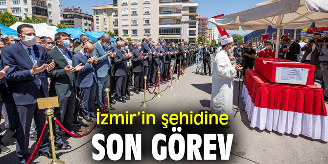 İzmir’in şehidine son görev