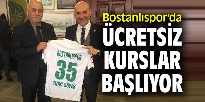 Bostanlıspor'da ücretsiz kurslar başlıyor