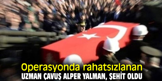 Operasyonda rahatsızlanmıştı! Şehit oldu
