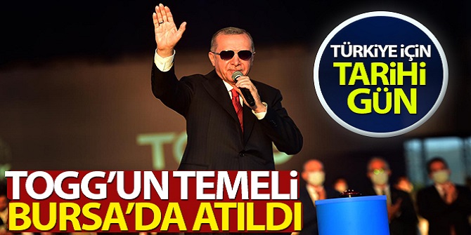 TOGG'un temeli Bursa'da atıldı