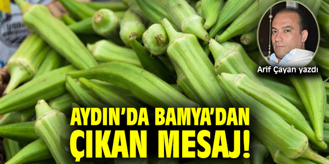 Aydın’da Bamya’dan Çıkan Mesaj!