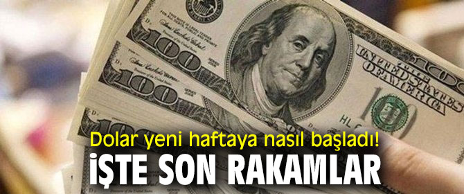 Dolar yeni haftaya nasıl başladı! İşte son rakamlar... 