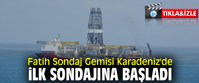 Fatih Sondaj Gemisi ilk sondajına başladı!