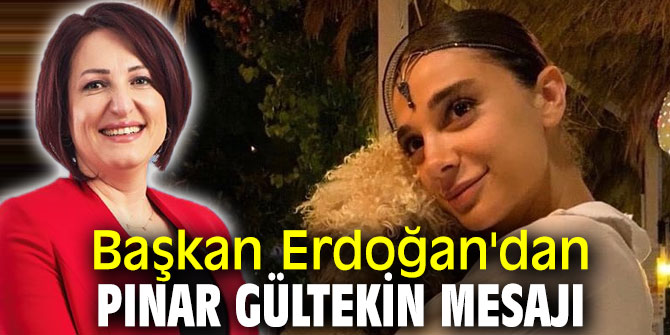 Başkan Erdoğan'dan Pınar Gültekin mesajı