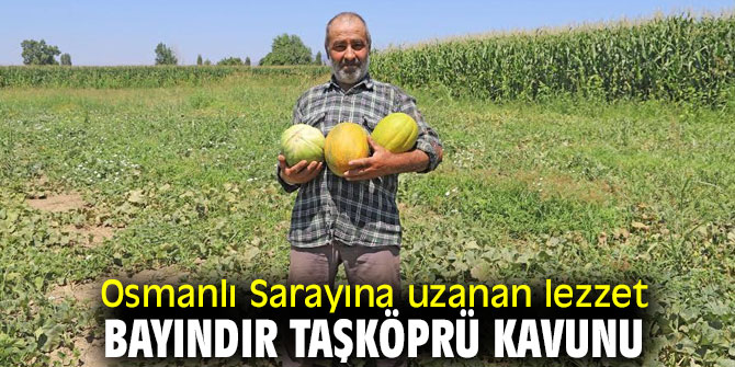 Osmanlı Sarayına uzanan lezzet; Bayındır Taşköprü kavunu