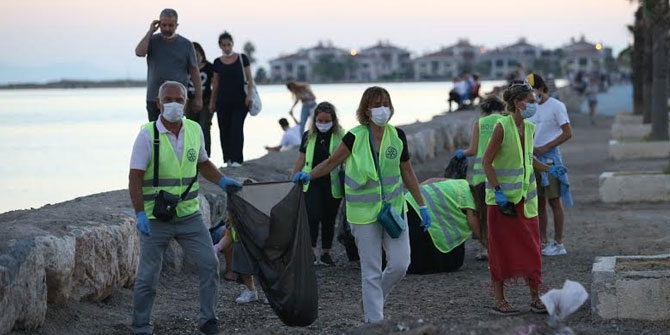 Bostanlı Rotary'den "temiz ve yaşanabilir çevre" etkinliği