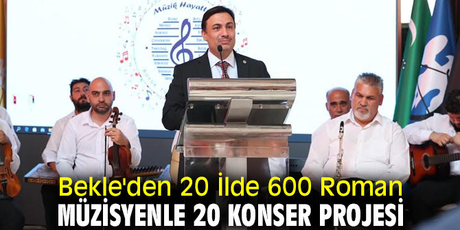 20 İlde 600 Roman Müzisyenle 20 Konser Projesi