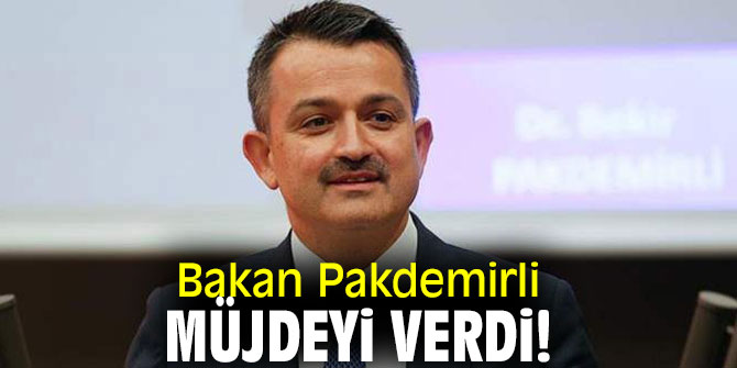 Bakan Pakdemirli müjdeyi verdi!  Bugün o ödemeler hesaplara yatacak