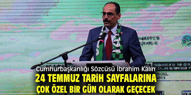 Cumhurbaşkanlığı Sözcüsü İbrahim Kalın'dan flaş açıklama!