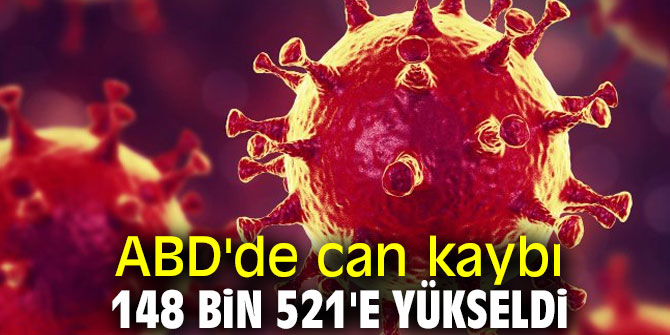 ABD'de can kaybı 148 bin 521'e yükseldi