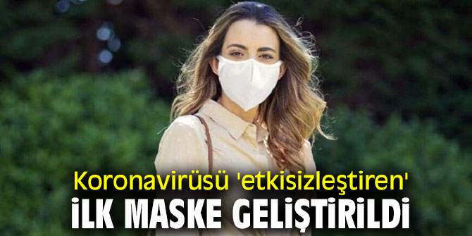 Koronavirüsü 'etkisizleştiren' ilk maske!
