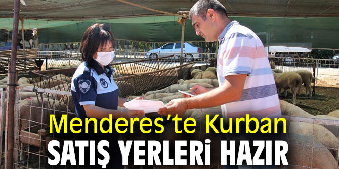 Menderes’te Kurban Satış Yerleri Hazır