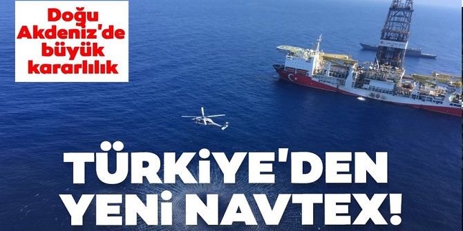 Türkiye'den yeni NAVTEX ilanı