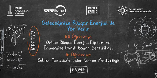 İzmir'deki Öğrencilere Ücretsiz Rüzgar Enerjisi Eğitimi