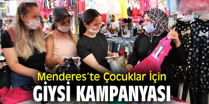 Menderes’te Çocuklar İçin Giysi Kampanyası