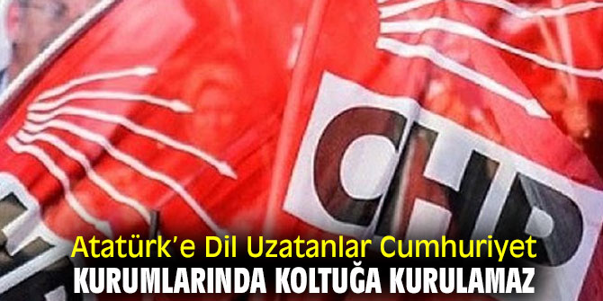 Beko, "Atatürk’e Dil Uzatanlar Cumhuriyet Kurumlarında Koltuğa Kurulamaz!"