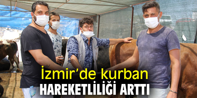İzmir’de kurban hareketliliği sürüyor