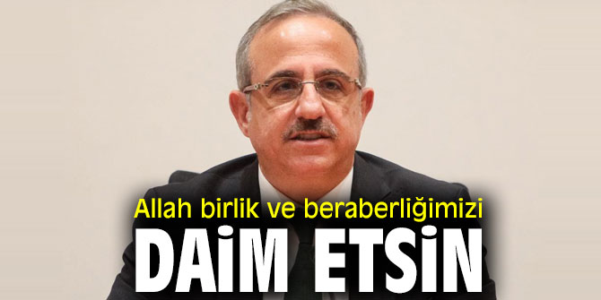 Başkan Sürekli, 'Pandemi nedeniyle tüm tedbirlere uyalım'