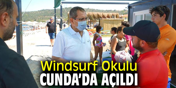 Windsurf Okulu Cunda’da açıldı
