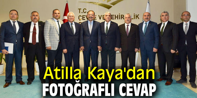 Atilla Kaya'dan fotoğraflı cevap