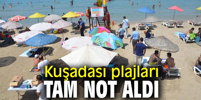 Kuşadası plajları tam not aldı