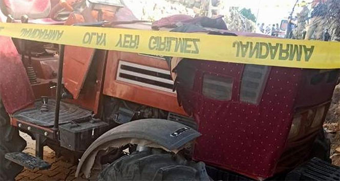 Traktör kazasında 1 ölü, 1 yaralı