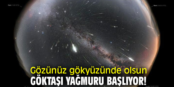 Göktaşı Yağmuru Başlıyor!