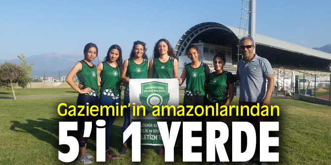 Gaziemir Kadın Atletizm Takımına 5 madalya