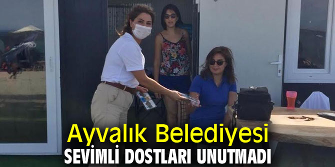 Ayvalık Belediyesi sevimli dostların yanında!