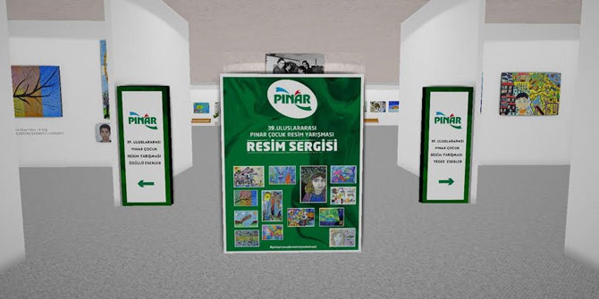 Sanal sergide minik ressamların eserleri sergilenecek