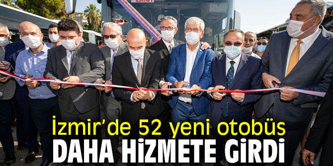 52 yeni otobüs hizmete girdi!