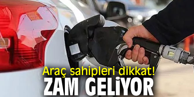 Benzine 15 kuruş zam geliyor!